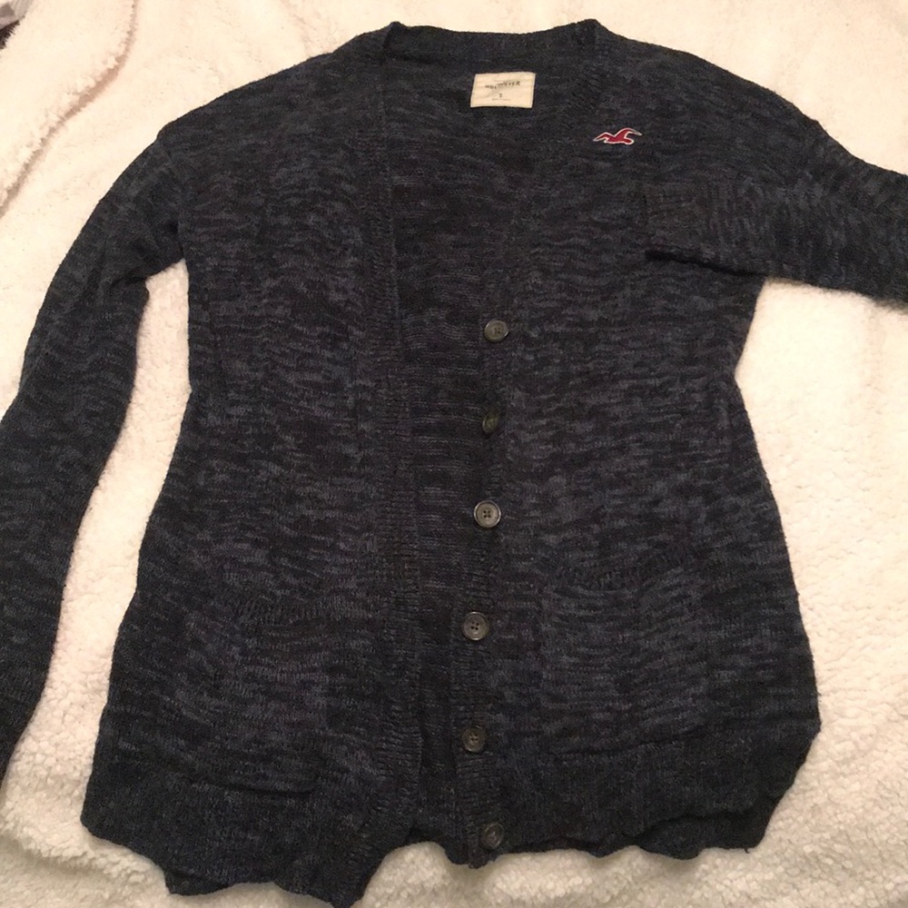 Long Hollister Sweater with buttons